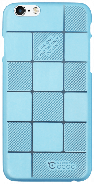 Apple iPhone 6 kemény hátlap sakktábla minta kék