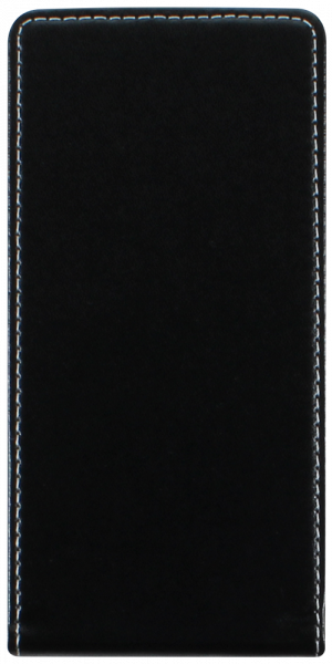 Sony Xperia XZ1 Dual (F8342) lenyíló flipes bőrtok fekete