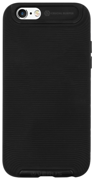 Apple iPhone 6 szilikon tok levehető műanyag keret fekete