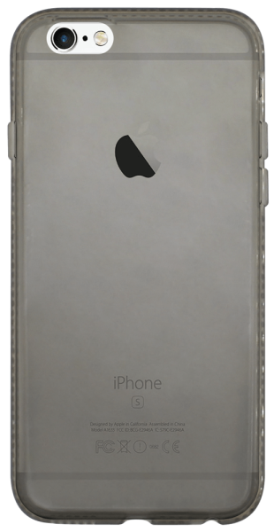 Apple iPhone 6 szilikon tok strasszköves füstszínű