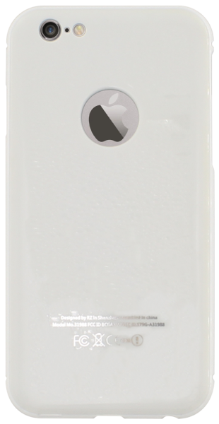 Apple iPhone 6S kemény hátlap logó kihagyós fém keret fehér