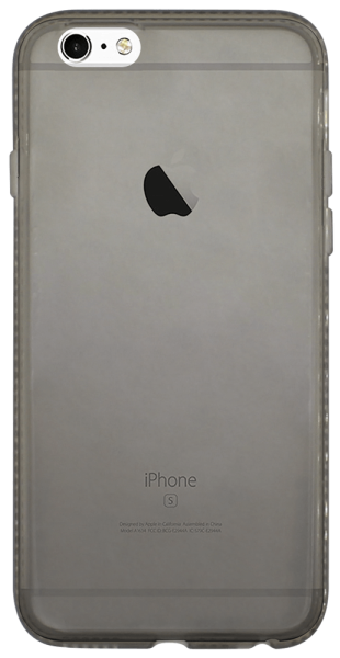 Apple iPhone 6 Plus szilikon tok strasszköves füstszínű