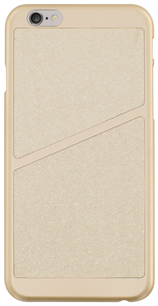 Apple iPhone 6S kemény hátlap mikroszálas minta arany