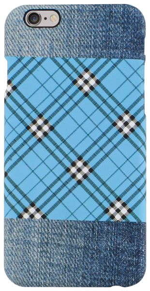 Apple iPhone 6 kemény hátlap farmer mintás kék