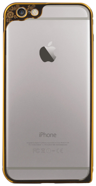 Apple iPhone 6 bumper kameravédővel fekete/arany
