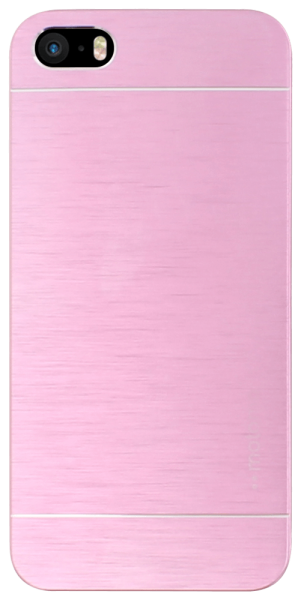 Apple iPhone SE (2016) kemény hátlap fém hátlappal rózsaszín