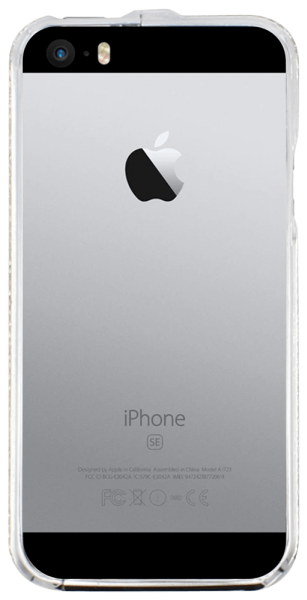 Apple iPhone 5S bumper strasszköves ezüst