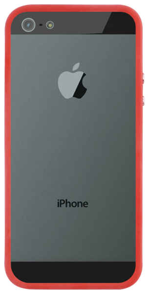 Apple iPhone 5 bumper piros