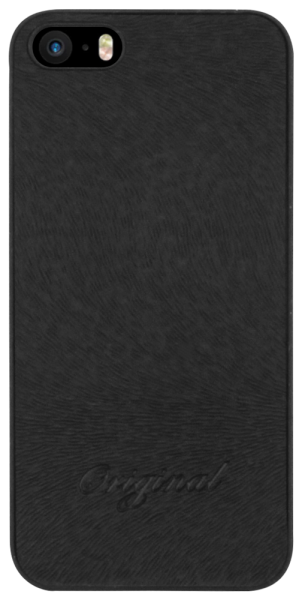 Apple iPhone 5S kemény hátlap érdes felületű fekete