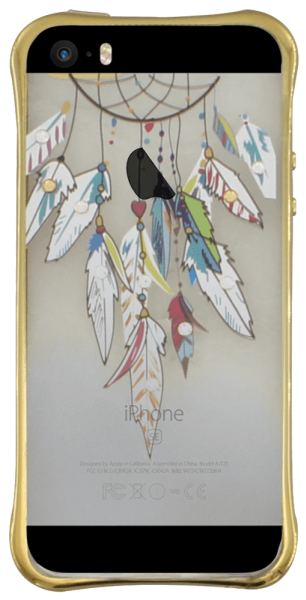 Apple iPhone SE (2016) szilikon tok fémhatású keret arany/ezüst