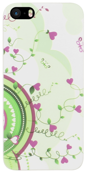 Apple iPhone SE (2016) kemény hátlap virágmintás színes