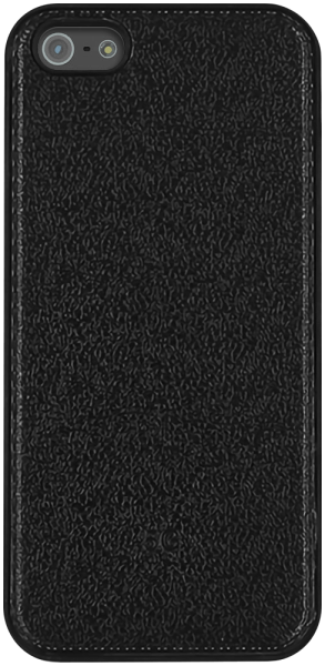 Apple iPhone 5 kemény hátlap gyári 5G szilikon keret fekete