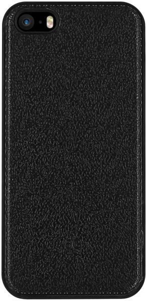 Apple iPhone SE (2016) kemény hátlap gyári 5G szilikon keret fekete