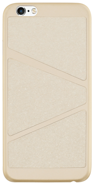 Apple iPhone 6 kemény hátlap mikroszálas vonal minta arany