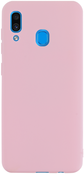 Samsung Galaxy A30 (SM-A305) szilikon tok matt babarózsaszín