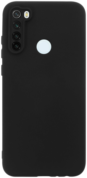Xiaomi Redmi Note 8T szilikon tok kameravédővel matt fekete
