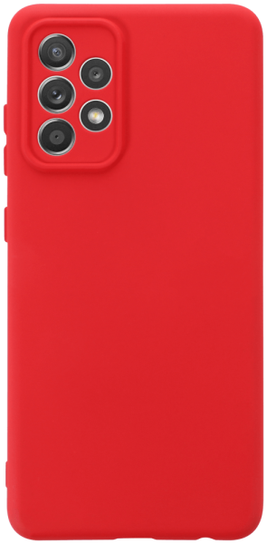 Samsung Galaxy A52s 5G (SM-A528B) szilikon tok kameravédővel matt piros