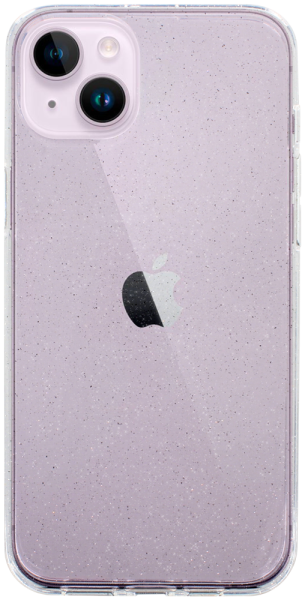 Apple iPhone 14 Plus szilikon tok csillogó átlátszó