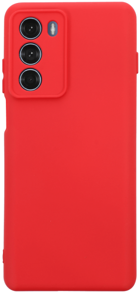 Motorola Moto G200 5G szilikon tok kameravédővel matt piros