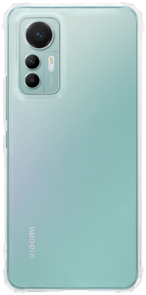 Xiaomi 12 Lite szilikon tok közepesen ütésálló légpárnás sarok kameravédővel átlátszó