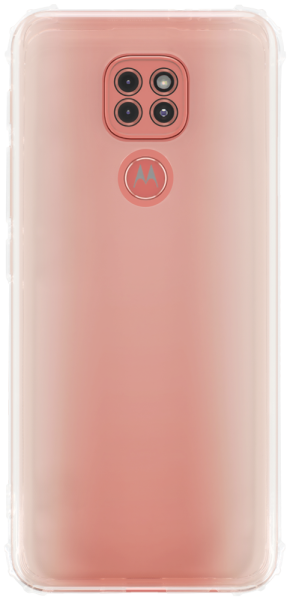 Motorola Moto E7 Plus szilikon tok közepesen ütésálló légpárnás sarok átlátszó