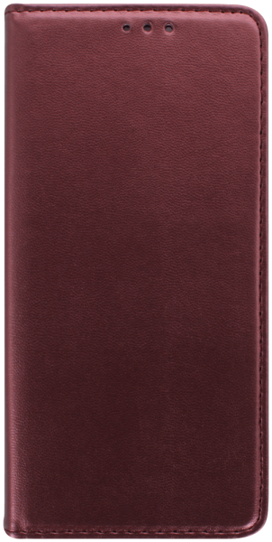 Oppo A96 oldalra nyíló flipes bőrtok asztali tartó funkciós bordó