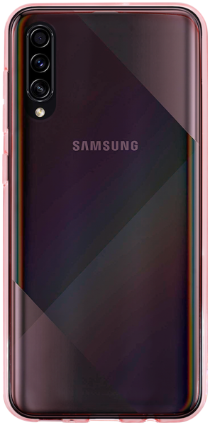 Samsung Galaxy A50s (SM-A507F) szilikon tok átlátszó rózsaszín
