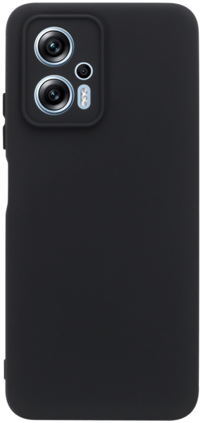 Xiaomi Poco X4 GT szilikon tok kameravédővel matt fekete
