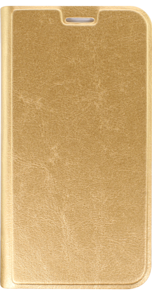 Samsung Galaxy S6 (G920) oldalra nyíló flipes bőrtok asztali tartó funkciós arany