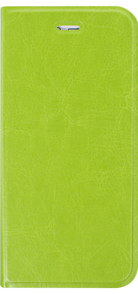 Apple iPhone 6S oldalra nyíló flipes bőrtok asztali tartó funkciós zöld
