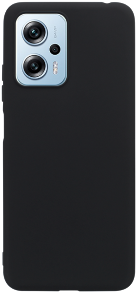 Xiaomi Poco X4 GT szilikon tok matt fekete