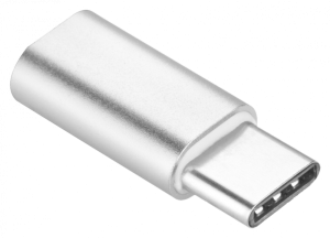 Nokia G11 átalakító adapter micro USB csatlakozóról TYPE-C csatlakozóra ezüst