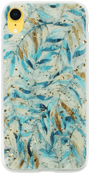 Apple iPhone XR kemény hátlap Gold Glam Boho Leaves