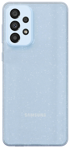 Samsung Galaxy A33 5G (SM-A336) szilikon tok csillogó átlátszó