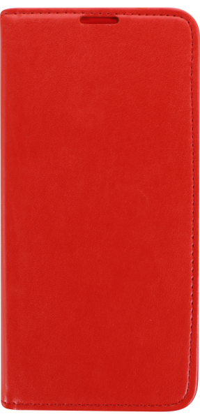 Samsung Galaxy A50 (SM-505) oldalra nyíló flipes bőrtok asztali tartó funkciós piros