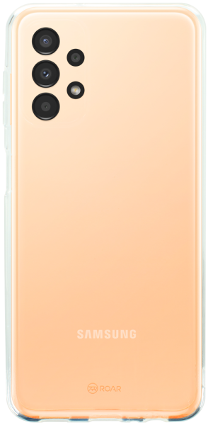 Samsung Galaxy A13 4G (SM-A135F) szilikon tok gyári ROAR kameravédővel átlátszó