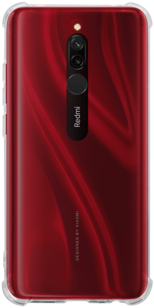 Xiaomi Redmi 8 szilikon tok közepesen ütésálló légpárnás sarok átlátszó