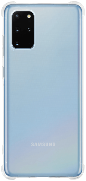 Samsung Galaxy S20 Plus (SM-G985F) szilikon tok közepesen ütésálló légpárnás sarok átlátszó