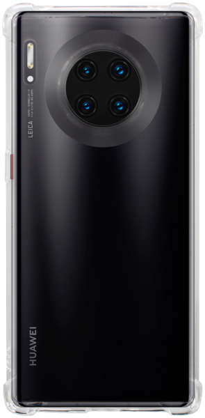 Huawei Mate 30 Pro szilikon tok közepesen ütésálló légpárnás sarok kameravédővel átlátszó