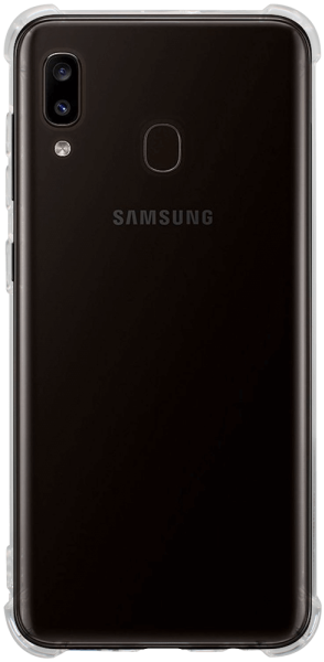 Samsung Galaxy A20 (SM-205) szilikon tok közepesen ütésálló légpárnás sarok átlátszó