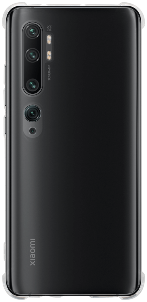 Xiaomi Mi Note 10 Pro szilikon tok közepesen ütésálló légpárnás sarok átlátszó