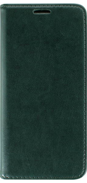 Samsung Galaxy M21 (SM-M215F) oldalra nyíló flipes bőrtok asztali tartó funkciós sötétzöld