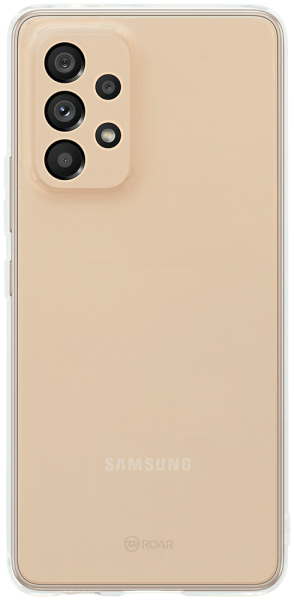 Samsung Galaxy A53 5G (SM-A5360) szilikon tok gyári ROAR kameravédővel átlátszó