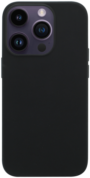 Apple iPhone 14 Pro szilikon tok kameravédővel matt fekete