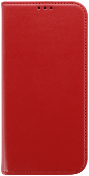 Apple iPhone 14 Plus oldalra nyíló flipes bőrtok valódi bőr piros