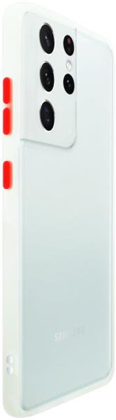 Samsung Galaxy S21 Ultra 5G (SM-G998B) kemény hátlap Vennus Button Bumper átlátszó