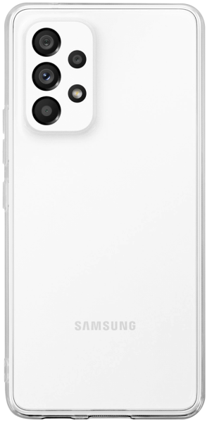 Samsung Galaxy A53 5G (SM-A5360) szilikon tok közepesen ütésálló kameravédővel átlátszó