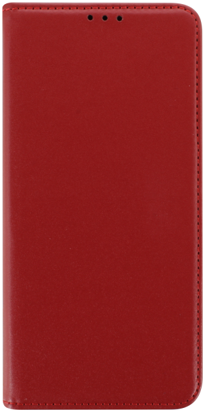 Samsung Galaxy A13 4G (SM-A135F) oldalra nyíló flipes bőrtok valódi bőr piros