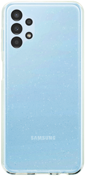 Samsung Galaxy A13 4G (SM-A135F) szilikon tok csillogó átlátszó