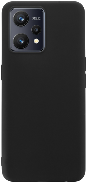 Realme 9 szilikon tok matt fekete